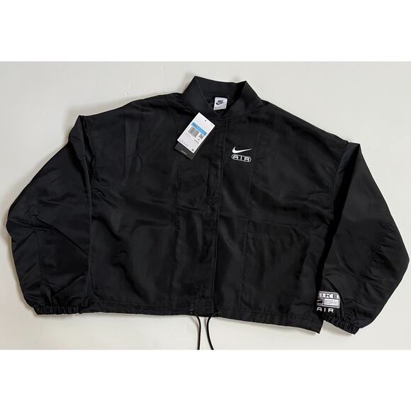 Nike Jackets & Blazers - Nike Air Oversized Woven Bomber Jacket Black FN1908-010 Women’s Size M